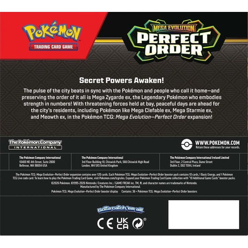 Pokemon TCG: Mega Evolution ME03 - Perfect Order Booster Box