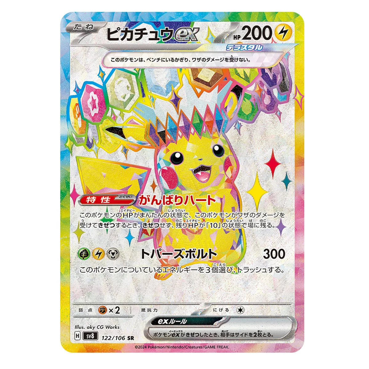 Pokemon TCG Scarlet & Violet SV8 Super Electric Breaker (Japanese Import) Booster Box (Display of 30)